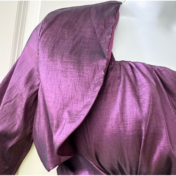 Elegant Purple Women's Dress with Bolero - Picture 11 of 15